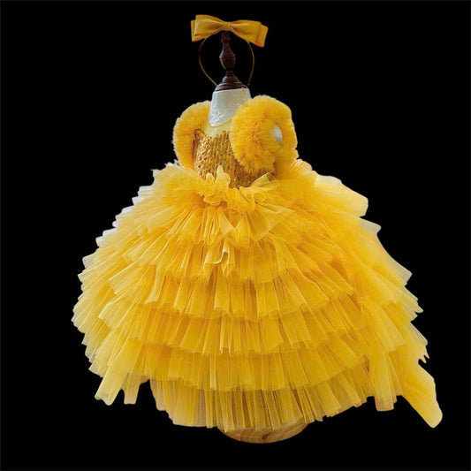 Golden Bloom Dress