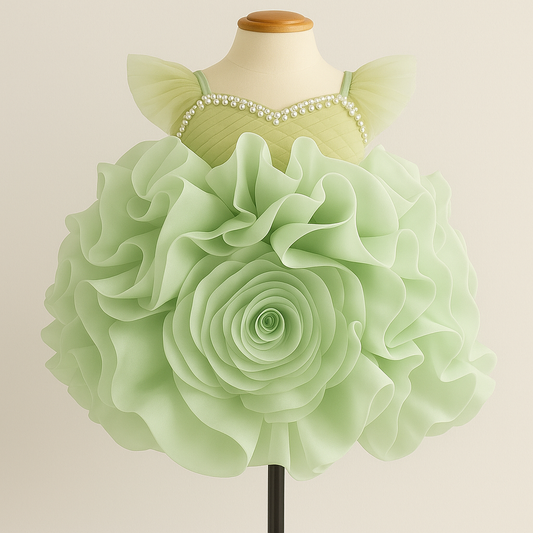 Mint Rose Bloom Dress