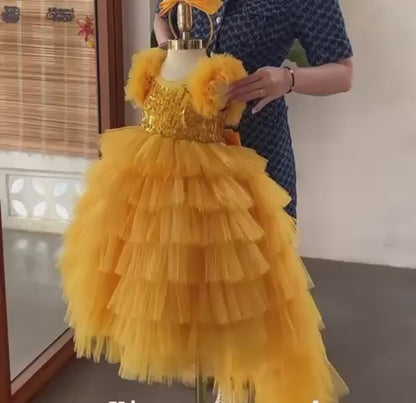 Golden Bloom Dress
